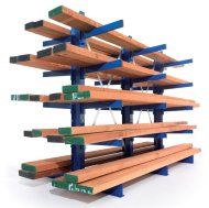 Konzolový regál MULTISTRONG M - obojstranný prístavný 75137 - 1