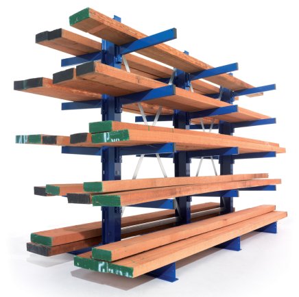 Konzolový regál MULTISTRONG M - obojstranný prístavný 75137 - 1