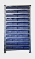 Regál s prepravkami 100 x 230 mm - 44 ks (4 modely) - 1