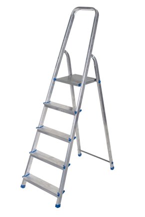 Hliníkové schodíky jednostranné DR(150)ALD-5 - 1