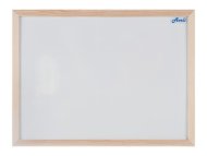Jednodielna magnetická tabuľa, drevený rám 40 x 60 cm