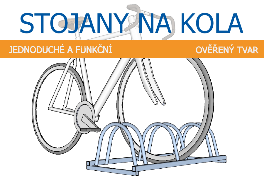 Obojstranný stojan na bicykle pre 5 státie - 3