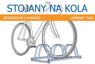 Obojstranný stojan na bicykle pre 5 státie - Light - 3