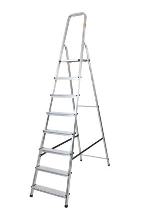 Hliníkové schodíky jednostranné DR(150)ALD-8 - 1