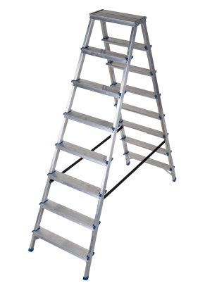 Hliníkové schodíky obojstranné DR(150)ALDD-8 - 1