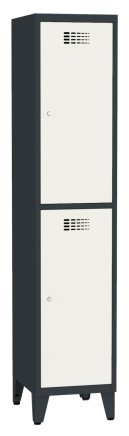 Šatňová skriňa kovová Sus 412 W šírka 400 mm - 6