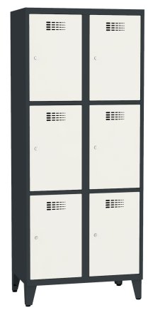 Šatňová skriňa kovová Sus 423 W šírka 800 mm - 7