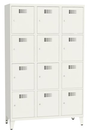 Šatňová skriňa kovová Sus 434 W šírka 1200 mm - 8