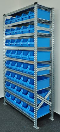 Regál s plastovými boxmi 877851017_VAR_2 - 2