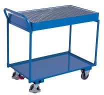 Priemyselný vozík so záchytnou mriežkovanou vaňou sw-600.505