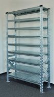 Bezskrutkový policový regál 1972 x 1124 x 410 mm - 3