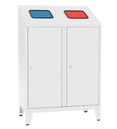 Odpadkový dvojkôš na triedený odpad MPO 02k - 1