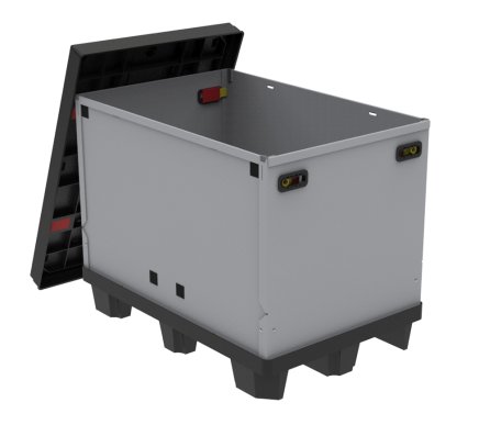 TPS paletový sklopný box 1208 (2 modely) - 1