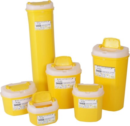 Kontajnery pre ostrý nemocničný odpad 5,5 l UN 3291 - 1