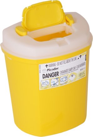Kontajnery pre ostrý nemocničný odpad 5,5 l UN 3291 - 1