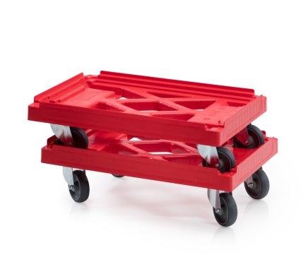 Podvozky pod prepravky HL - 2 otočné kolesá - 2