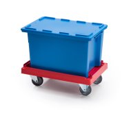 Podvozky pod prepravky HL - 2 otočné kolesá - 6