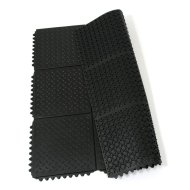 Gumová modulárny protiúnavová rohož Diamond Plate Tile - 3