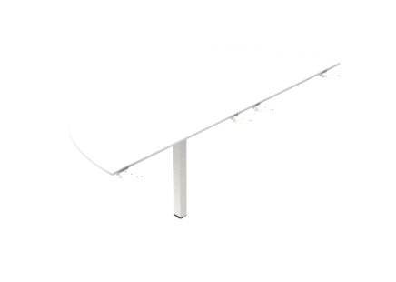 Pologuľatý konektor k stolom Stb Comfort hĺbky 800 mm - 2