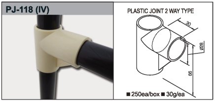 Plastová spojka PJ-118 - 1