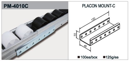 Úchyt valčekové trate typ PM-4010C - 1