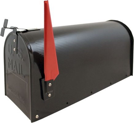 Poštová schránka US Alu-Mailbox čierna - 1