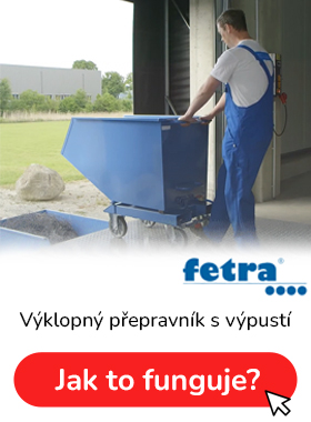 výklopný prepravník