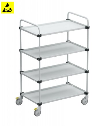 Nastavitelný antistatický vozík typ Treston, TRTA 5104 ESD - 1
