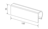Držiak na nalepovací štítok PN-3515 - 2