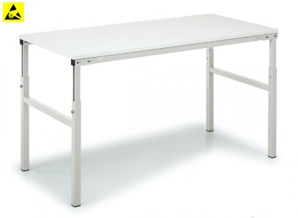 Výškovo nastaviteľný ESD stôl Treston, (5 modelů) - 1