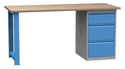 Dielenský stôl s podstavným kontajnerom SD41733 1700 mm - 1