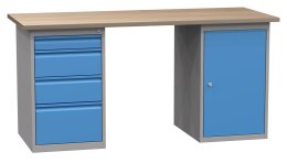 Dielenský stôl s podstavným kontajnerom SD41735 1700 mm