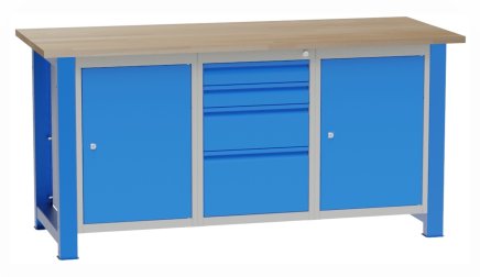 Dielenský stôl s vloženými kontajnery SD41722 - 1