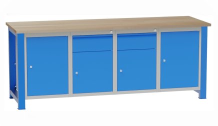 Dielenský stôl s vloženými kontajnery SD42122 - 1