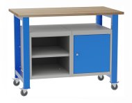 Mobilný dielenský stôl s vloženými kontajnery SD41212K