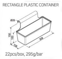 Závesný box plastový, RPC-300A