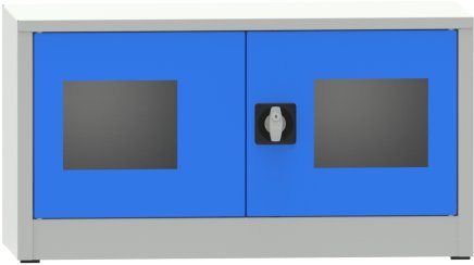 Spisová skriňa kovová s presklenými dverami plexisklom C29710 - 1