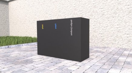 Vonkajší kôš na triedený odpad Steel - 2