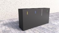 Vonkajší kôš na triedený odpad Steel III - 2