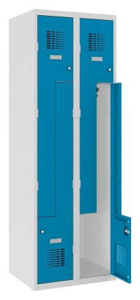 Šatňová skriňa kovová Sul 32 W šírka 600 mm - 4