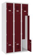 Šatňová skriňa kovová Sul 33 W šírka 900 mm - 2