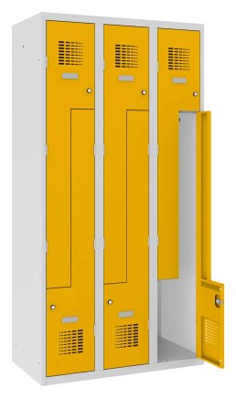 Šatňová skriňa kovová Sul 33 W šírka 900 mm - 3