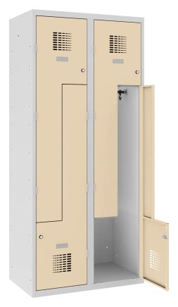 Šatňová skriňa kovová Sul 42 W šírka 800 mm - 4