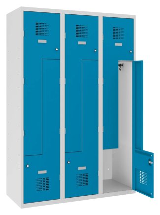 Šatňová skriňa kovová Sul 43 W šírka 1200 mm - 3