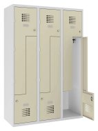 Šatňová skriňa kovová Sul 43 W šírka 1200 mm - 4