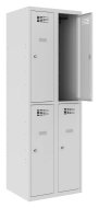 Šatníková skriňa delená Sus 322 W šírka 600 mm - 2