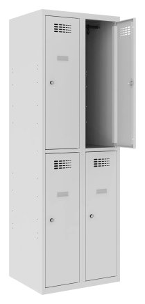 Šatníková skriňa delená Sus 322 W šírka 600 mm - 2