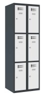 Šatníková skriňa delená Sus 323 W šírka 600 mm