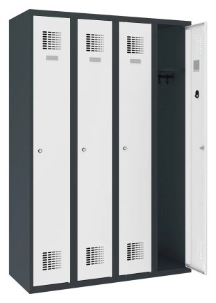 Šatňová skriňa kovová Sum 340 W šírka 1200 mm - 2