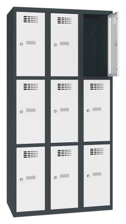 Šatníková skriňa delená Sus 333 W šírka 900 mm - 2